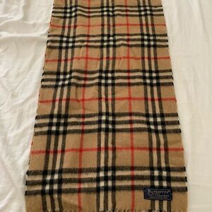 Vintage Burberry Cashmere Scarf